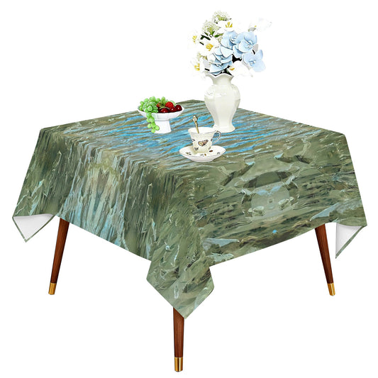 Tablecloth: Quartz, Mud Included — Cleveland, North Carolina, USA — Inverted Color