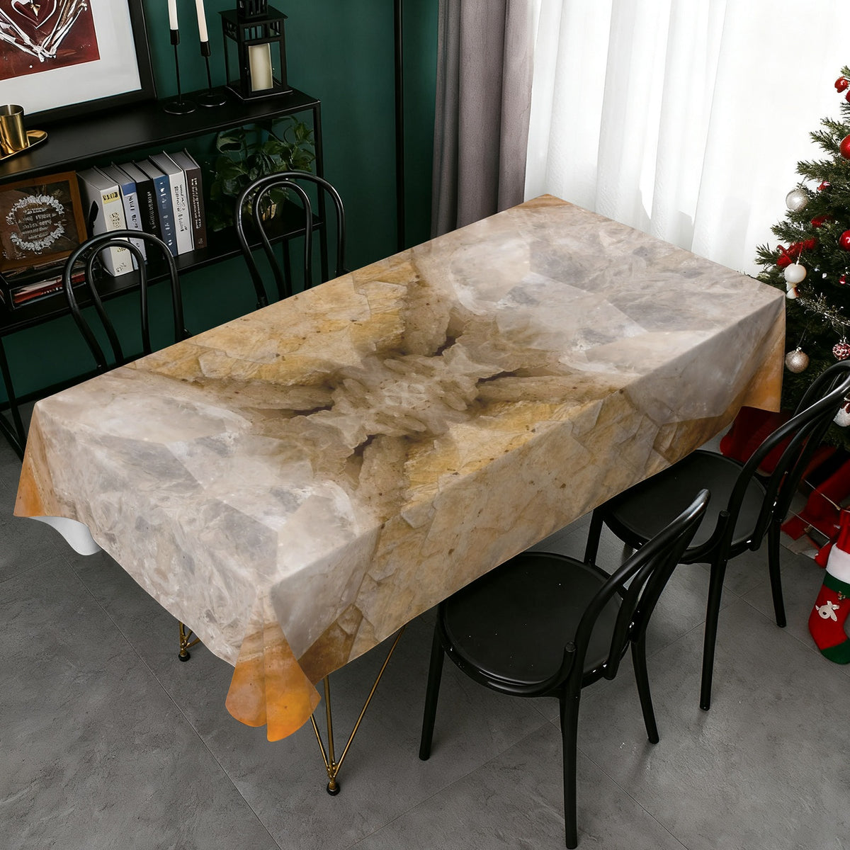 Tablecloth: Muscovite, with Topaz — Pakistan — EX Lavinsky — Original Color