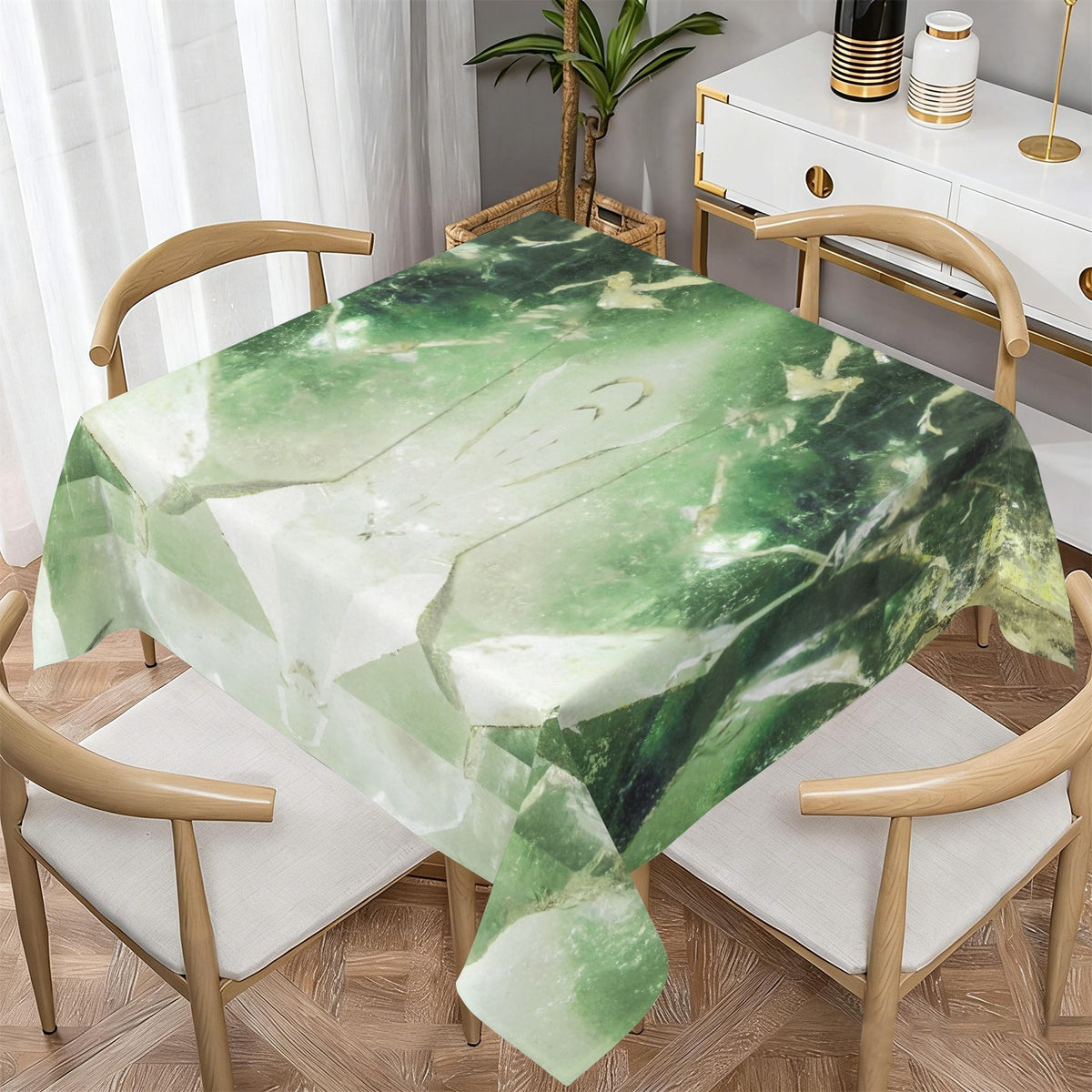 Tablecloth: Quartz, with Chlorite — Montgomery County, North Carolina, USA — Original Color