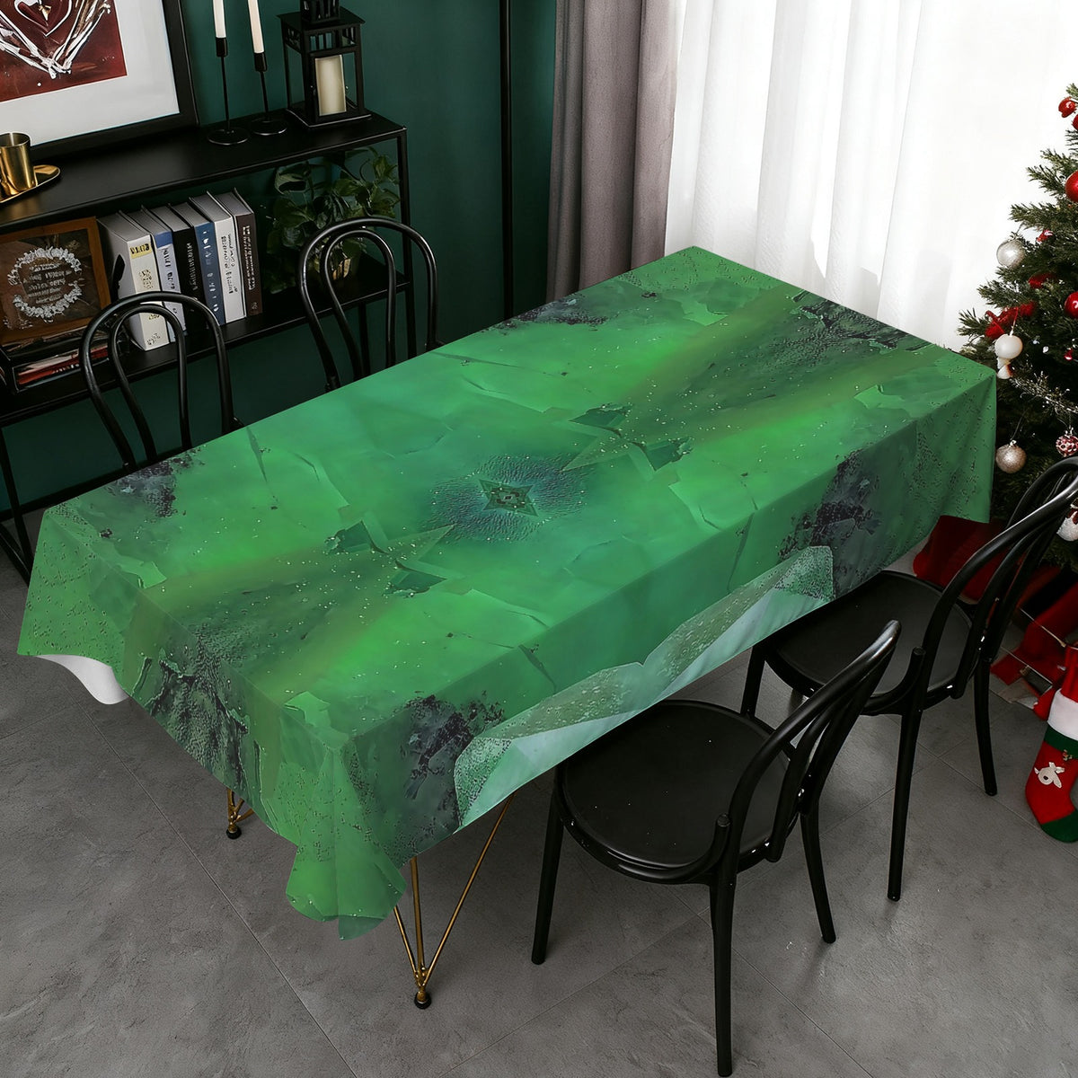 Tablecloth: Quartz, Amethyst — Reel Mine, Iron Station, Union County, North Carolina, USA — EX Mary Edith Sigmon — Inverted Color