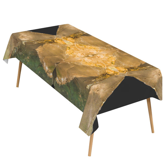 Tablecloth: Quartz, with Chlorite — Montgomery County, North Carolina, USA — Original Color