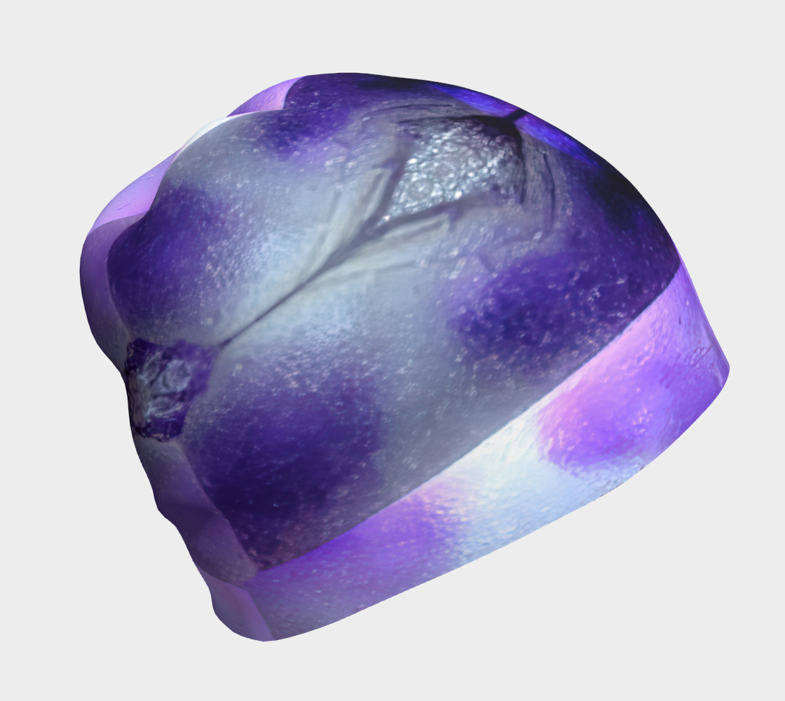 Beanie: Quartz, Amethyst, "Hour Glass", Morroco, Original Color Ver 2