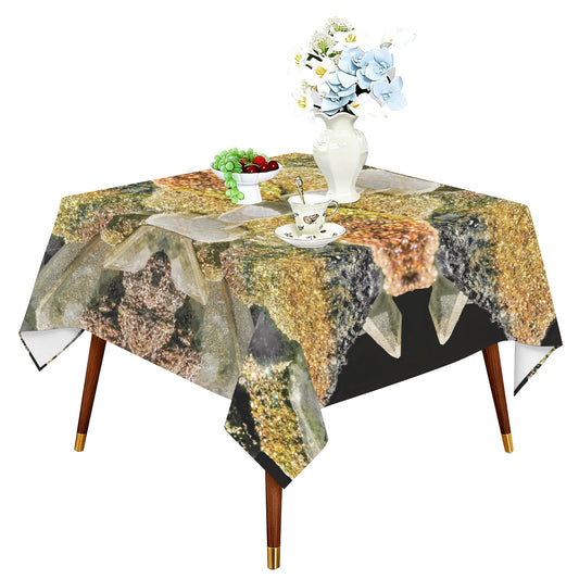 Tablecloth: Calcite, With iridescent Marcasite Crystals — Brushy Creek, Reyonolds County, Missouri, USA — EX Neal Pfaff from Personal Collection of Joe Kielbaso