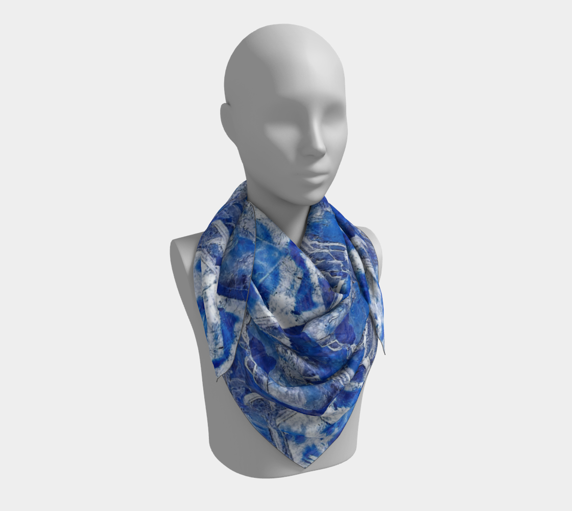 Square Scarf: Phlogopite, South Africa, Inverted Color