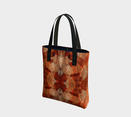 Tote Bag: Muscovite, Brazil, EX Lavinsky, Colorized Orange