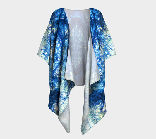 Draped Kimono: Rutilated Quartz, Alexander County, North Carolina, Inverted Color