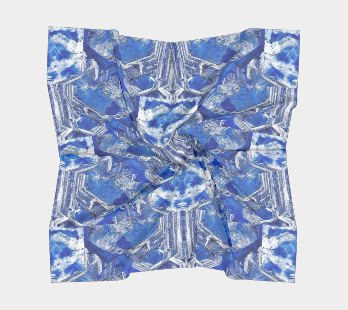 Square Scarf: Phlogopite, South Africa, Inverted Color
