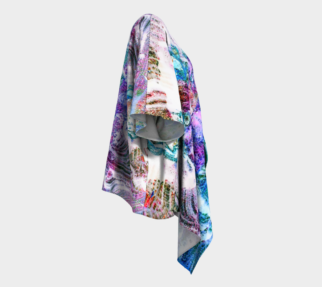 Draped Kimono: Irridescent Hematite, Graves Mountain, Inverted Color