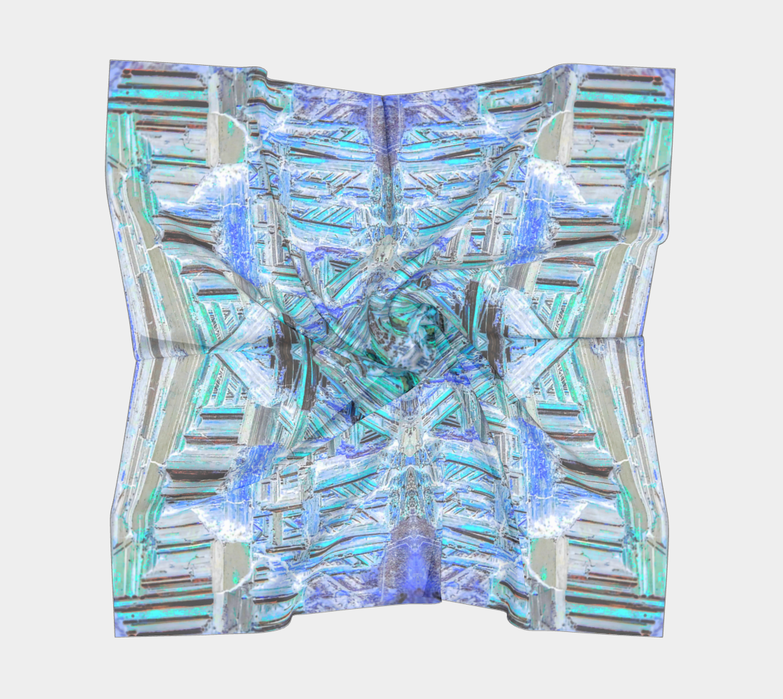 Square Scarf: Rutile Reticulated, South Africa, Superb, Inverted Color