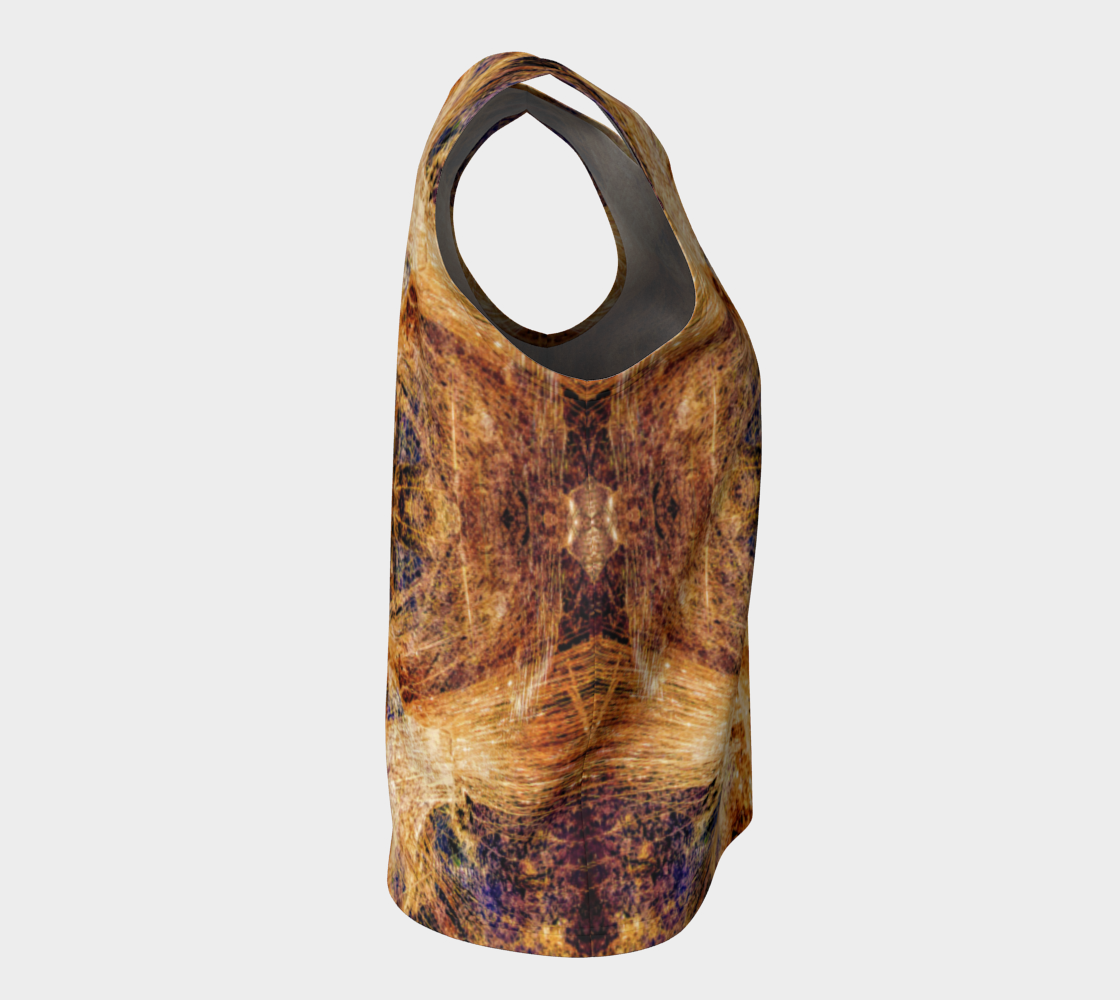 Loose Tank Top: Rutilated Quartz, Alexander County, North Carolina, Original Color