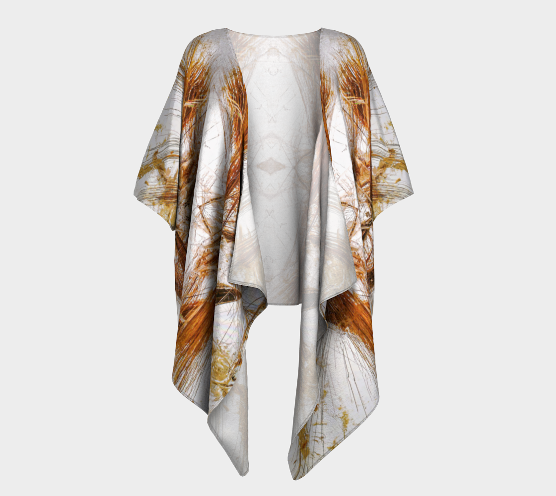 Draped Kimono: Rutilated Quartz, Alexander County, North Carolina, Original Color