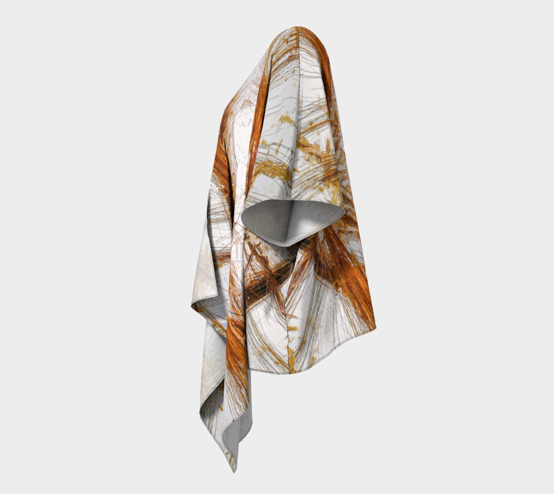Draped Kimono: Rutilated Quartz, Alexander County, North Carolina, Original Color