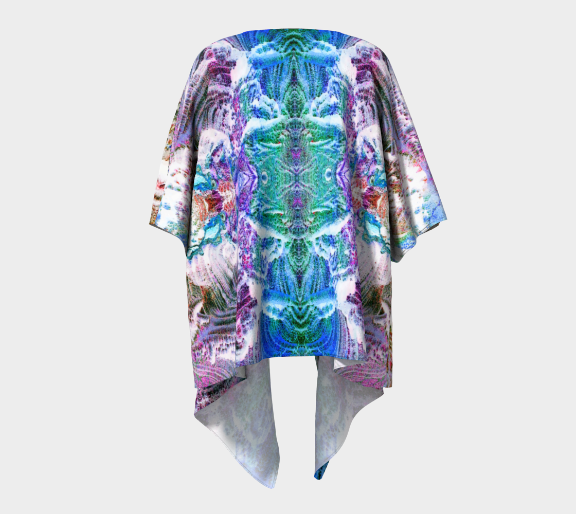 Draped Kimono: Irridescent Hematite, Graves Mountain, Inverted Color